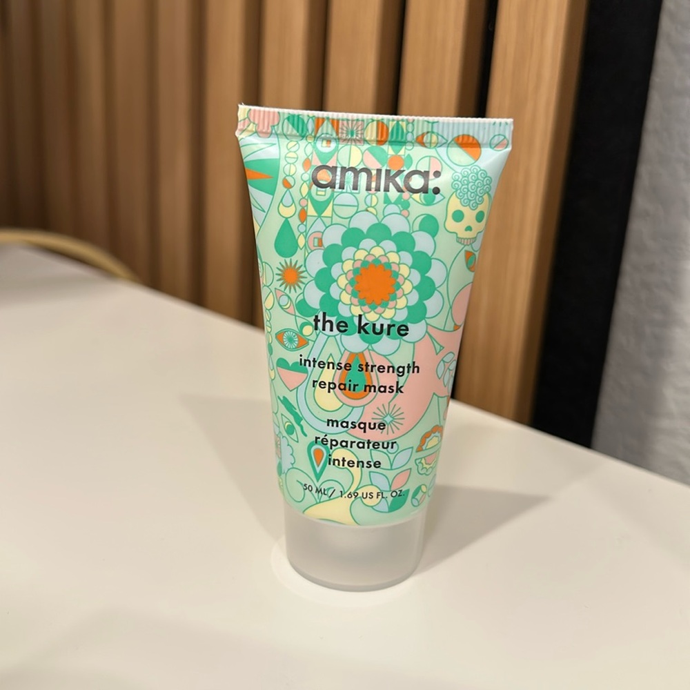 Amika The Kure Intense Repair Mask travel size 50ml (Brand New)